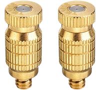 Kit di ugelli di nebulizzazione da 200 Pezzi per Sistema di Raffreddamento Ugelli nebulizzatori ad Alta Pressione in Ottone filettati da 3/16", nebulizzatori d'Acqua da Giardino, ugelli nebb