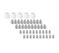 Kit di ugelli ed elettrodi per taglierina al plasma, set da 45 pezzi per torcia P80 - punte ugello da 1,1 mm, tazze ed elettrodi, resistenti alle alte temperature, lavorazione dei metalli industriali