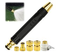 Kit di ugelli per idropulitrice ad alta pressione, ugello per tubo ad alta pressione nero King Kong, tubo regolabile a torsione resistente per lavaggio auto, pulizia esterna e irrigazione