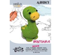 Kit Di Uncinetto Brontosauro Di Knity Critters Jurassic CC025