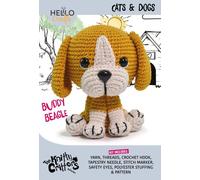 Kit Di Uncinetto Knity Critters Gatti E Cani Buddy Beagle CC006