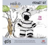 Kit Di Uncinetto Knity Critters Zoe Zebra KC911