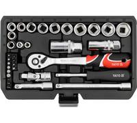KIT DI UTENSILI DA 1/4", 3/8", 34 PEZZI - YT-38700