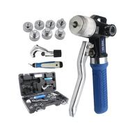 Kit di utensili for la pressatura e l'espansione di tubi idraulici, espansore for tubi in rame, gamma da 1/2" a 11/8" (kit a 7 teste) VG-300A per Terminali in Rame