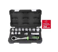 Kit di utensili GO-THROUGH da 14 pezzi zincato 54090 JBM