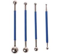 Kit Di Utensili Per Calafataggio Di 4 Doppi Mattoni A Sfera Pressati In Acciaio Inossidabile Strumenti Per La Riparazione Dei Giunti Del Pavimento Delle Piastrelle Stuccatura Asta Di Riparazione Delle