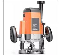 Kit di utensili per fresa per legno da 2200 W, router elettrico compatto, con velocità 20000 giri/min, include corpo principale, spazzola di carbone, guanti, chiave a segmento