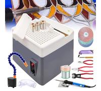 Kit di utensili per il taglio del vetro con smerigliatrice, saldatore e | Starter kit per principianti con smerigliatrice, utensili da taglio e saldatore per disegni e riparazioni perfette