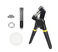 Kit di utensili per occhielli Kit di pinze per punzonatura a mano portatile Kit di pinze per punzonatura manuale a mano con occhielli Kit in metallo