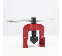Kit di utensili per svasatura con 6 matrici (3/16"-5/8" e 6-15 mm), struttura in acciaio trattato termicamente per tubi in rame/ottone/acciaio dolce, svasature a 45° per HVAC/Automotive/idraulica (set