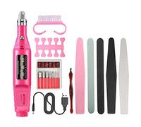 Kit di utensili per unghie con手执式指甲钻 punte limatrici set lime separatore dei piedi spazzolino penna macchina limatura ricaricabile via USB pedicura la bellezza delle