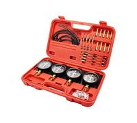 Kit di vacuometri sincronizzazione del carburatore da 4 pezzi, vacuometro con adattatori corti e lunghi, sincronizzatore, vuoto dell'automobile motociclo Garantire la Stabilità