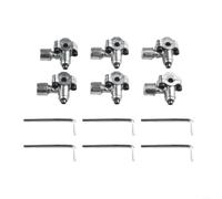 Kit di valvole per rubinetto piercing BPV31, confezione da 6, ricambio - rubinetto in metallo per riparazione AC su tubi da 5/16 pollici, facile da installare