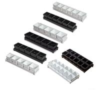 Kit di vasi in rete di resina con integrità e traspirabilità per ossigenazione e drenaggio delle radici nei sistemi di piccole piante (B)