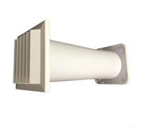 Kit di ventilazione a parete, kit di sfiato per asciugatrice con zanzariera per asciugatrice, bagno, cucina