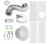 Kit di ventilazione per asciugatrice | Kit di ventilazione per asciugatrice interna | Guarnizione di ventilazione per finestra, guarnizione di ventilazione per asciugatrice scorrevole, kit di
