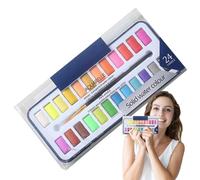Kit di vernice ad - Set di pittura da viaggio portatile con pennello | Palette ad compatta per bambini, adolescenti, adulti | Forniture d'arte all'aperto per disegno, hobby fai -