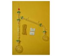 Kit di vetreria da laboratorio 24/29 500 ml con apparecchio distillazione colonna Attrezzature da laboratorio