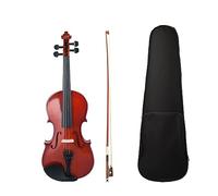 Kit Di Violino In Tiglio Con Custodia Per Violino Di Dimensioni 1/8 Artigianale A Strisce Per Studenti Principianti