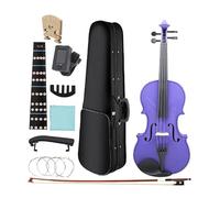 Kit Di Violino Professionale Violino 4/4 Adatto Per Principianti Set Di Violini Violino Viola Con Custodia Corde Per Arco Accessori Per Poggiaspalla(Set)