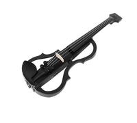 Kit Di Violino Professionale Violino Elettrico Silenzioso 4/4 In Fibra Di Carbonio Con Custodia Per Il Trasporto Dell'arco Cavo Per Cuffie Accessori Per Il Resto Della Spalla(Set 4)