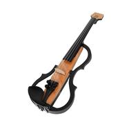 Kit Di Violino Professionale Violino Elettrico Silenzioso 4/4 In Fibra Di Carbonio Con Custodia Per Il Trasporto Dell'arco Cavo Per Cuffie Accessori Per Il Resto Della Spalla(Set 8)