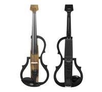Kit Di Violino Professionale Violino Elettroacustico 4/4 Con Venature Del Legno Auricolari Silenziosi Per Violino Elettroacustico Che Collegano Il Set Per Principianti Di Violino(Set)