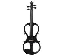 Kit Di Violino Professionale Violino Elettronico Silenzioso Per Principianti Per Suonare Uno Strumento In Legno Per Violino Elettrico(Black,F)