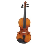Kit Di Violino Professionale Violino In Legno Massello Modello Tigre Con Retro In Acero Di Colore Naturale Brillante(4/4)