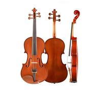 Kit Di Violino Professionale Violino Per Principianti In Legno Massello Semi-fatto A Mano 4/4-1/8 Dimensioni Opaco/rosso Lucido Disponibile Con Accessori Completi(Glossy,1/2)