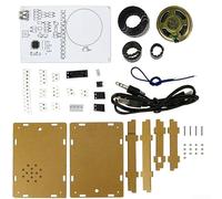 Kit di visualizzazione dello spettro audio a LED fai da te con 51 microcontrollori per la visualizzazione del suono e gli effetti di frequenza musicale interattivi con custodia in acrilico