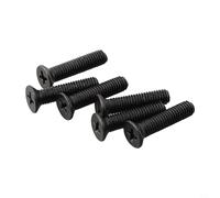 Kit di viti di fissaggio con filettatura sinistra per adattatore per mandrino UNF, contiene 6 pezzi, M5M6 22 mm (M5 x 22 mm)