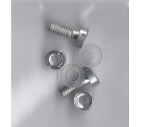 Kit di viti di montaggio per giradischi, per testa e testa girevole, universale, adatto alla maggior parte delle marche. (6 mm)