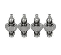 Kit di viti di regolazione della valvola in lega di alluminio M6 da 1/2 pezzi con dadi e bulloni for motociclette CG125