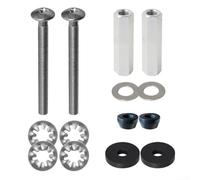 Kit di viti e bulloni per WC resistenti con rondelle per un montaggio affidabile del sedile