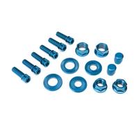 Saltbmx Stem Bolts Argento Blue