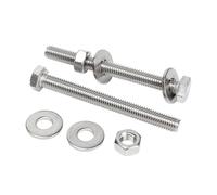 Kit di viti e dadi passanti for parete esagonali M6 in acciaio inossidabile 304, 20 set, a testa esagonale a lunghezza estesa(M6*60 (20 sets))