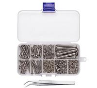Kit di viti per chitarra, set di 9 tipi di assortimento con molle per ponte chitarra, pickup, battipenna, accordatore, piastra per collo