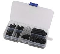 Kit di viti per chitarra, set di 9 tipi di assortimento con molle per ponte, pickup, battipenna, accordatore, interruttori, piastra per collo, kit di viti di manutenzione