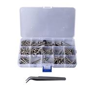 Kit di viti per la riparazione di chitarra dorata mtlavishing con pinzetta per il montaggio a chitarra elettrica e acustica e fibbie per cinturini una soluzione completa e (Argento)