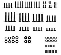 Kit di viti per supporto a parete TV - 84 pezzi accessori universali M4 M5 M6 M8 - Kit di hardware per montaggio TV | per riunioni familiari festa di compleanno hotel uffici casa