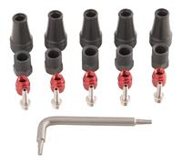 Kit di viti per tubi flessibili con dado corto Sram Force Axs (x2) Rouge