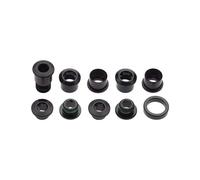 Kit di viti per vassoi a 4 razze lunghe in acciaio Sram 104 BCD E-VTT Noir