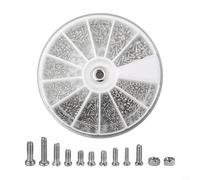 Kit di viti professionali in acciaio inox da 600 pezzi per piccole riparazioni in elettronica M1 M1 2 M1 4