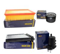 Kit Diagnosi Auto Set Filtri SCT per Nissan Micra III Note 1.5 DCI K12 E11 NE11