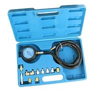 KIT diagnostico del calibro del tester del misuratore di pressione dell'olio motore 12 pezzi