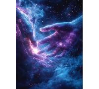 kit Diamond Painting Palma Pittura Diamante Cielo Stellato Diamond Painting Adulti,5D Full Drill 40x50cm Pittura Diamante Strass Ricamo a Punto Croce Kit per Decorazione Della Parete Casa Regalo L-259