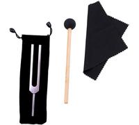Kit Diapason Ponderato In Lega Di Alluminio Da 528 Hz, Risonanza Acustica | Strumento Con Mazzuolo, Panno For Lucidare E Custodia In Flanella For La Calibrazione Del Tono