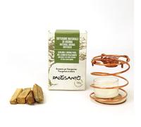 Kit Diffusore Palo Santo Bruciatore Porta Incenso 4 Bastoncini Legno Naturale
