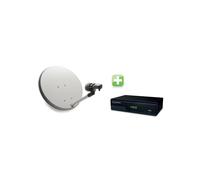 Kit digitale satellitare decoder parabola 40 cm + accessori